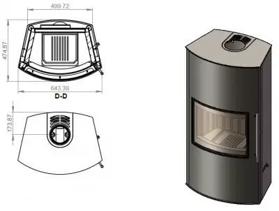 Гордана 480 L black