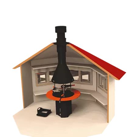 Труба стартовая Grill'D для Grill-center L-1000 D300 ЧС 1 мм