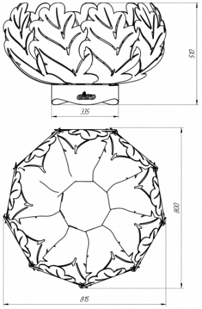 Костровище Grill'D Dubravo D800