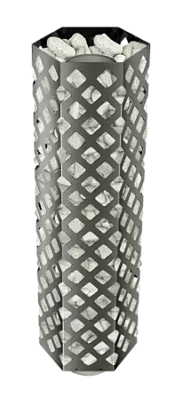 Сетка на трубе Grill'D Violet Romb AISI 304 0,8 мм (Камень 40 кг)