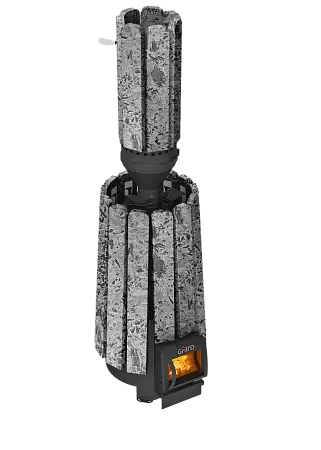 Дымоход-конвектор Grill'D Stone (D115/250) (Серпентинит)
