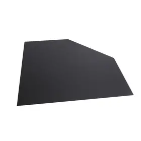 Лист напольный угловой BLACK (1100*1100*2мм)
