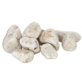 Камень Белый Кварц Отборный (ведро 10 кг)