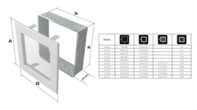 Вентиляционная решетка Рустик (11*11) 11R